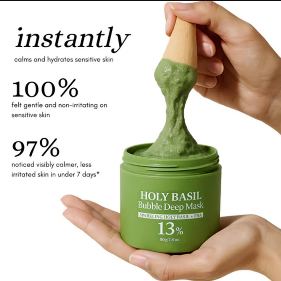 Holy Basil Bubble Deep Mask