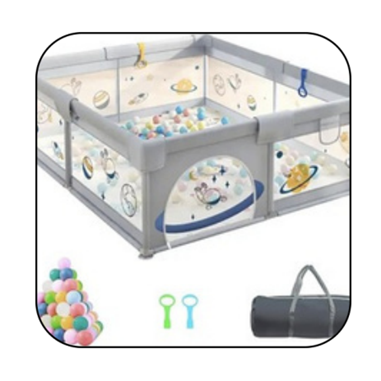 Large Printed Playpen